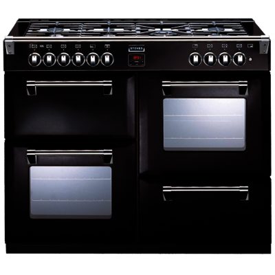 Stoves Richmond 1000DFT 100cm Dual Fuel Range Cooker in Black